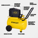 Compresor de Aire Stanley Sin Aceite Horizontal 50L 2HP — SXCMXA201301-B3-2
