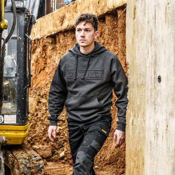 Dewalt Hoodie Acolchonado 3D - Gris