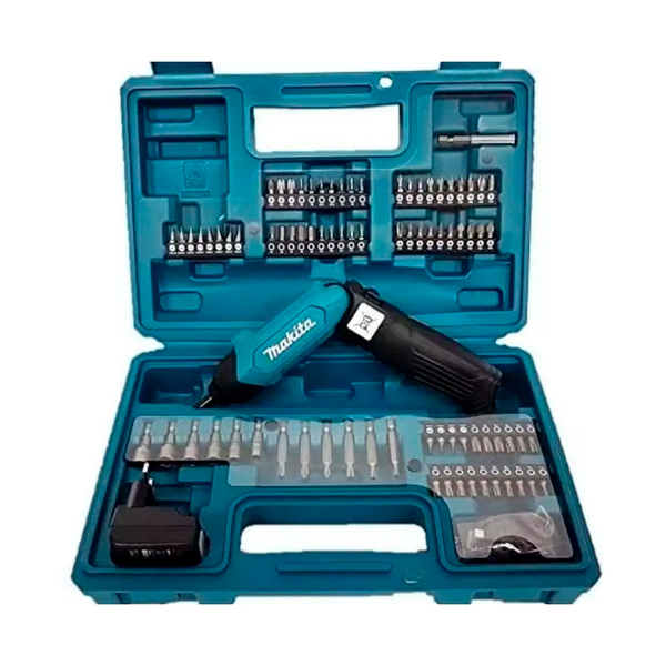 Kit Atornillador Inalámbrico Makita DF001DW 3.6 V 81 Pzs