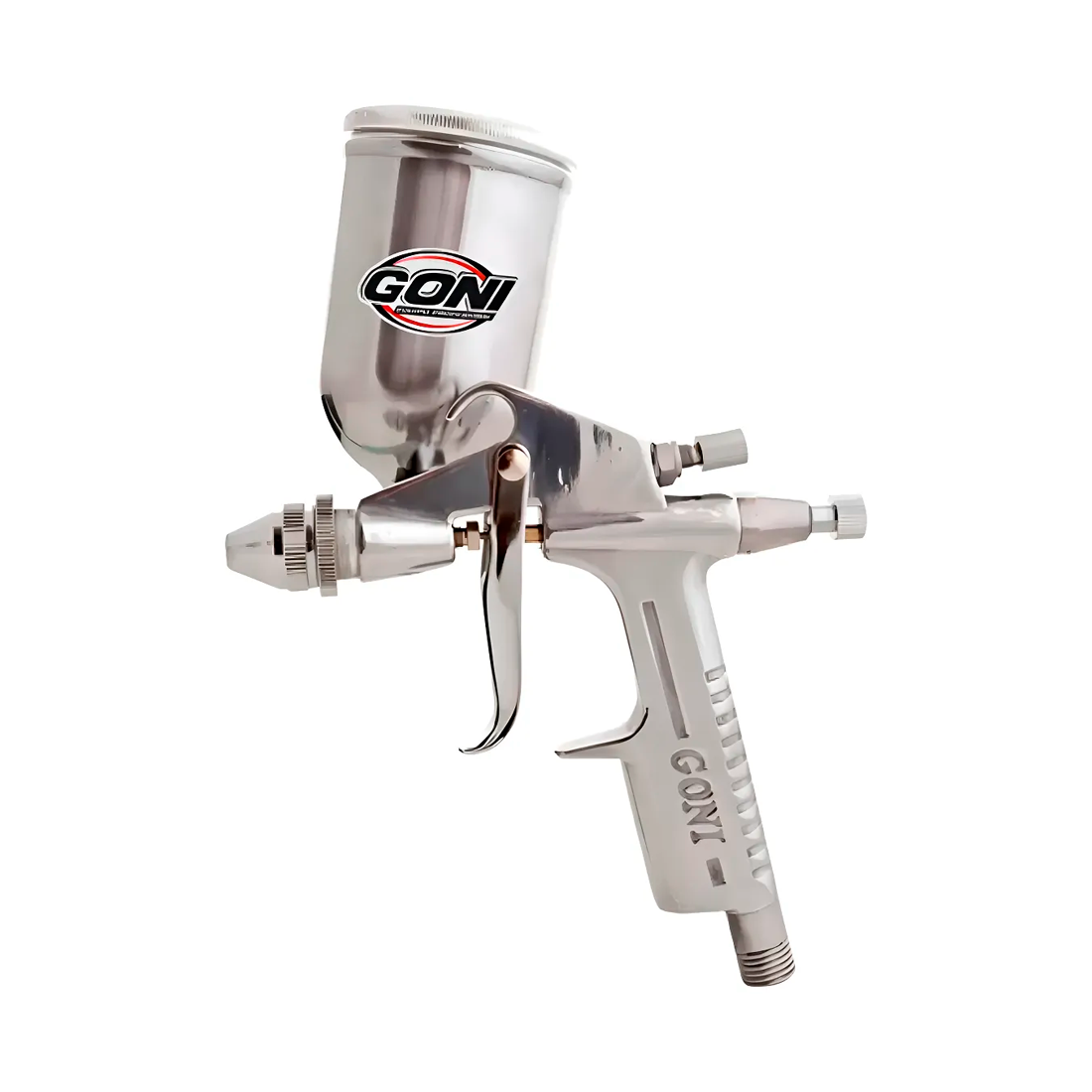 Pistola de Gravedad con Vaso Giratorio Goni 314 125 ml (Incluye boquilla 1 mm)