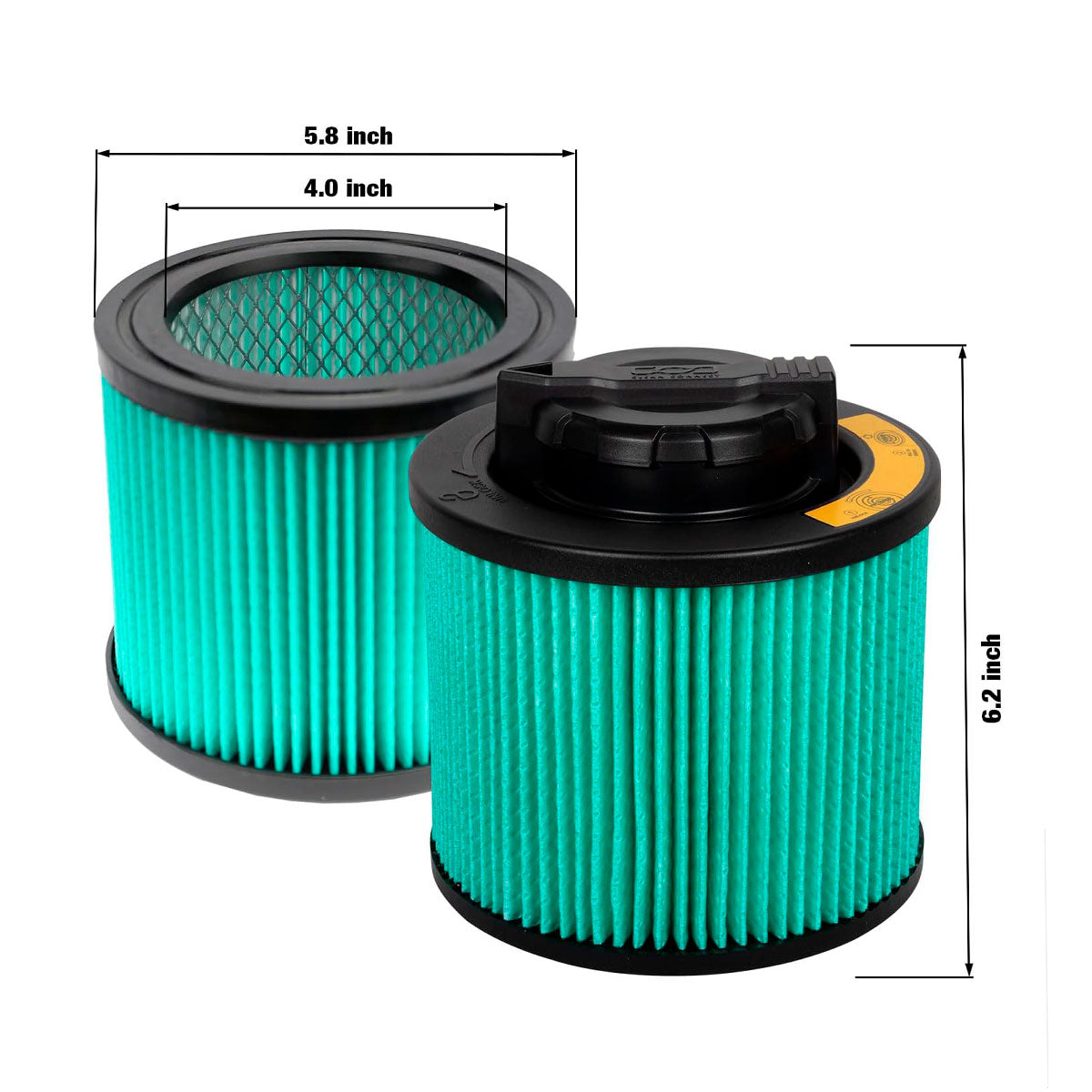 Filtro HEPA Seco/Mojado Aspiradora Dewalt 4 a 8 GAL — DXVC4003