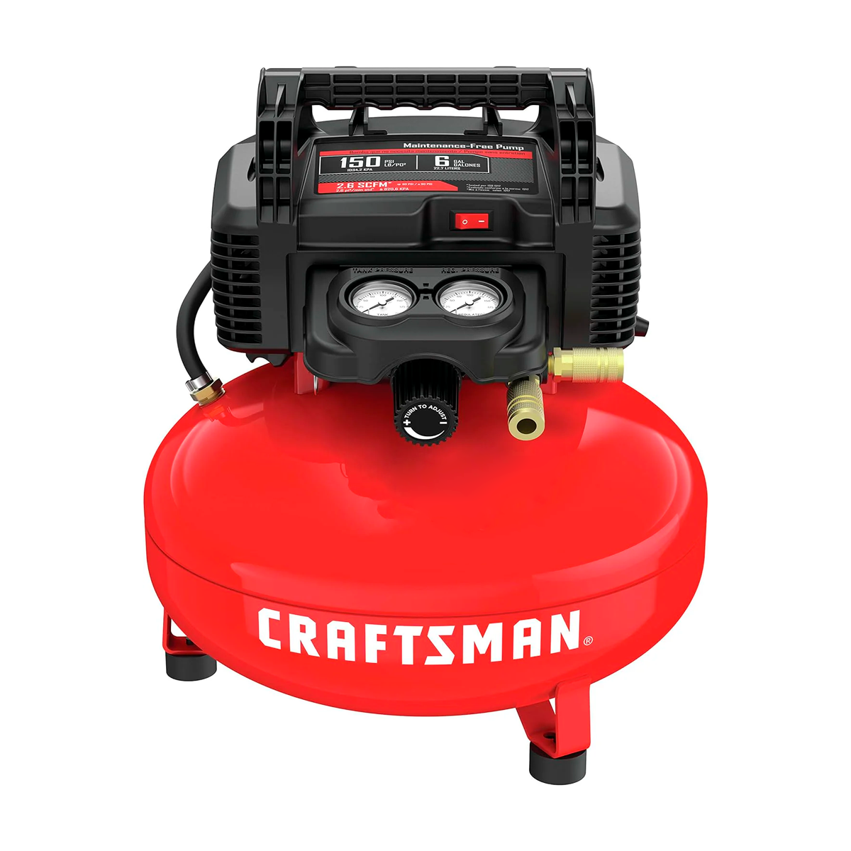 Compresor Craftsman Sin Aceite Pancake 3GAL 1/3HP — CMXECXA0210343