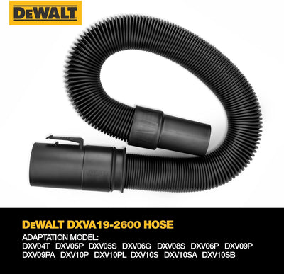 Manguera Super Flexible Aspiradora Dewalt 48mm X 2.1m |  1-7/8” — DXVA19-2600 - 0