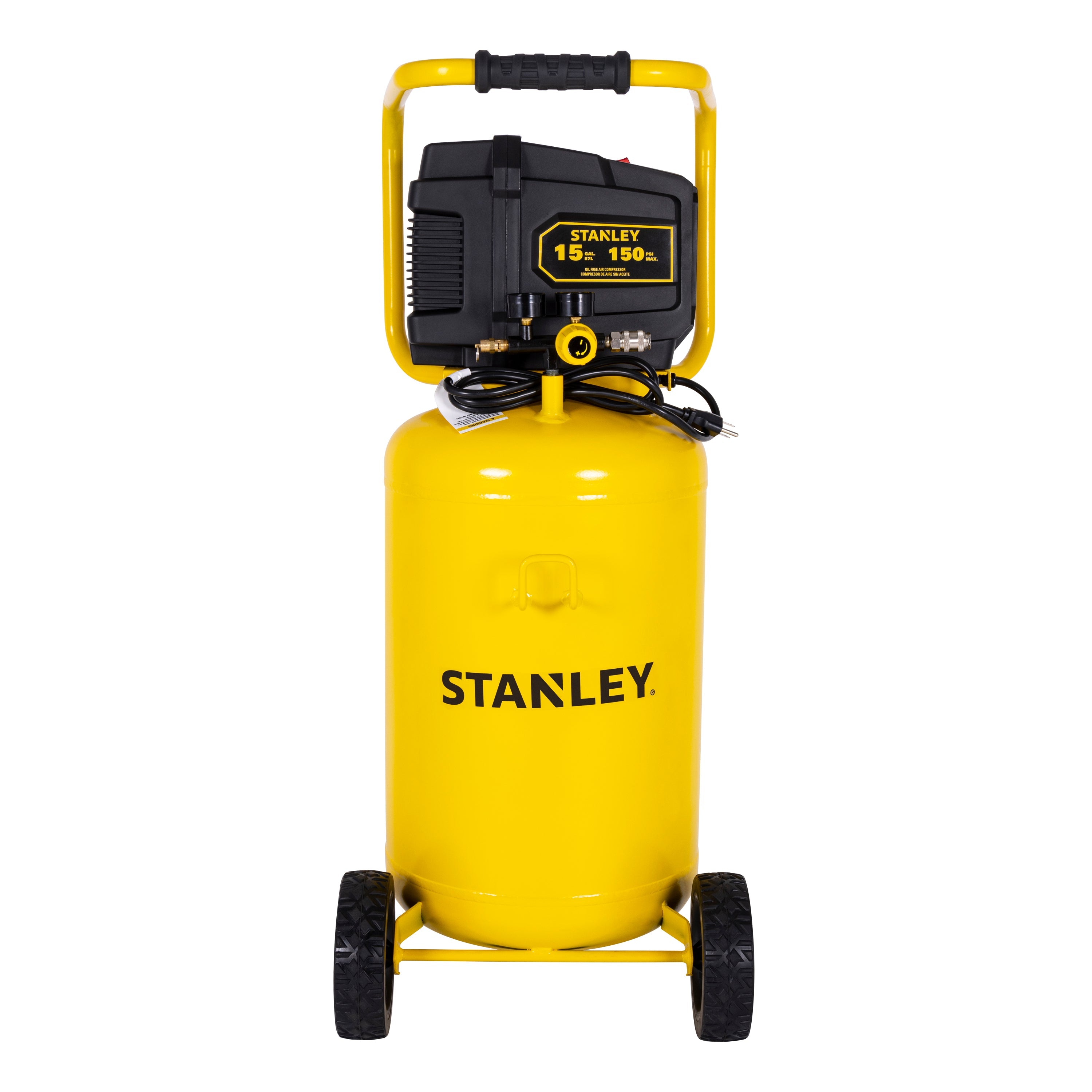 Compresor de Aire Stanley Sin Aceite Vertical 57L 2HP — SXCMXA231501-B3