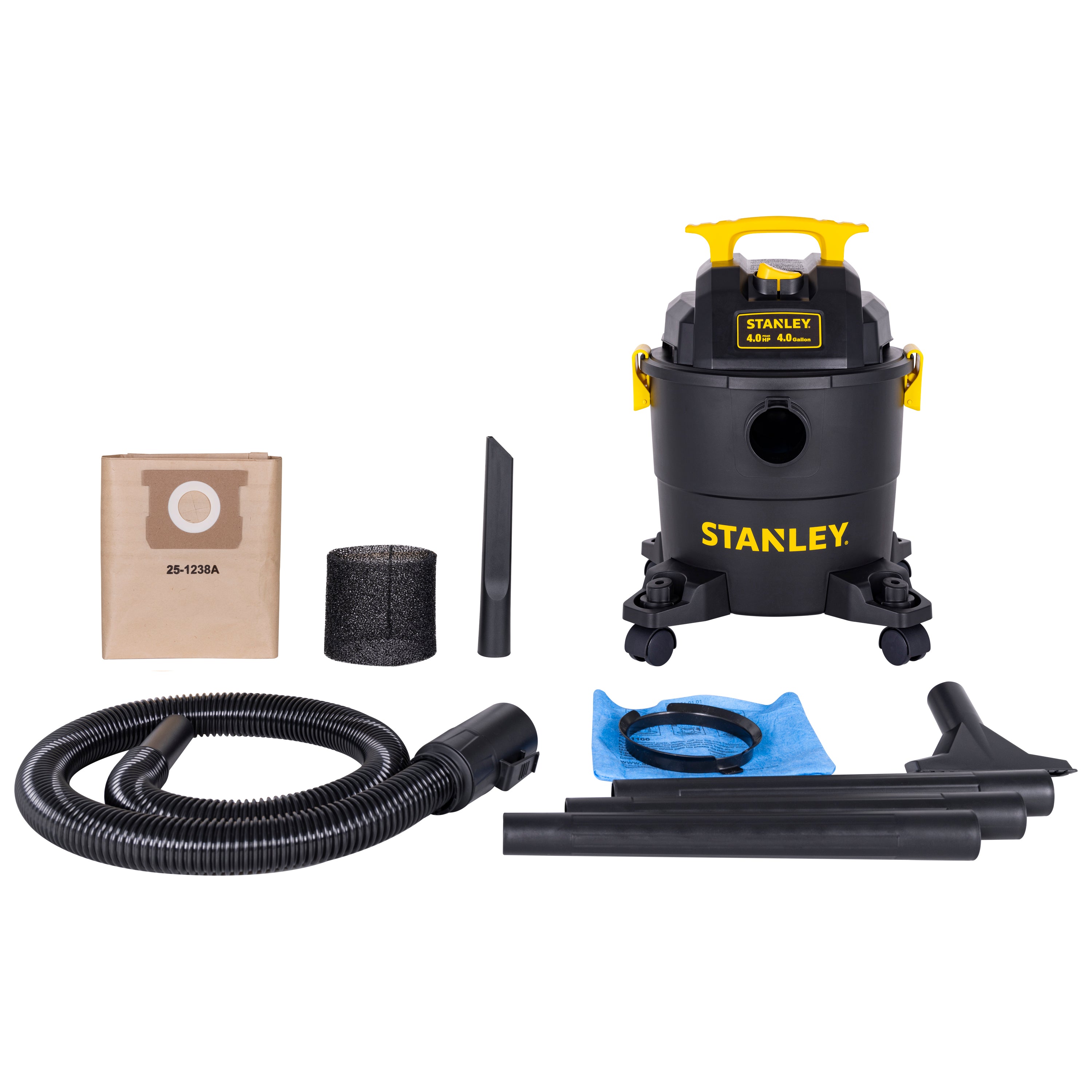 Aspiradora Profesional Seco/Mojado Stanley 4GAL 4HP SL18301P