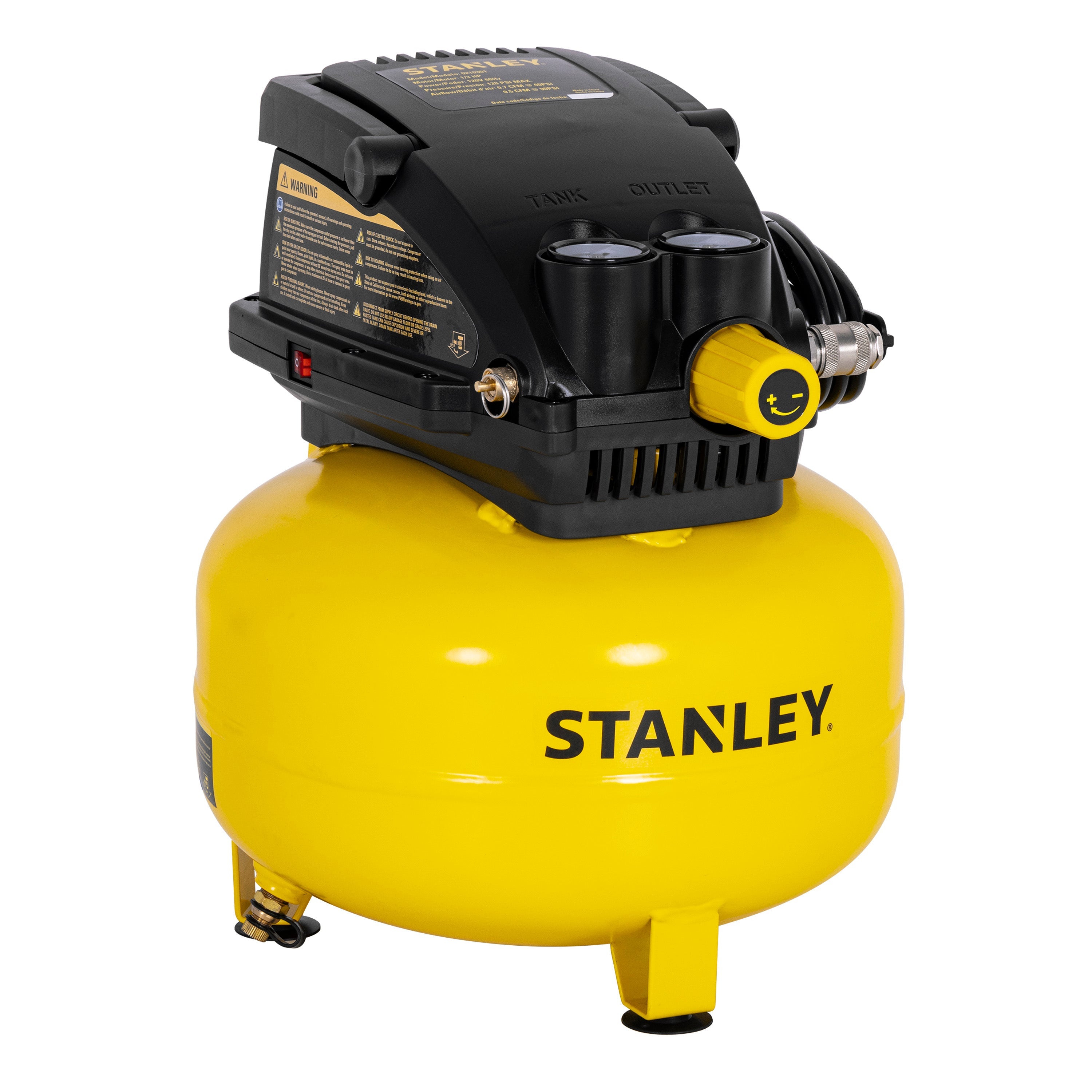 Compresor de Aire Stanley S/Aceite Pancake 3GAL 1/3HP — SXCMXA210301-B3