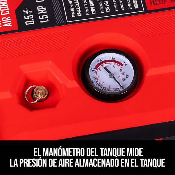 Compresor de Pared Craftsman Sin Aceite 0.5GAL 1.5HP — CMXECXA0250541