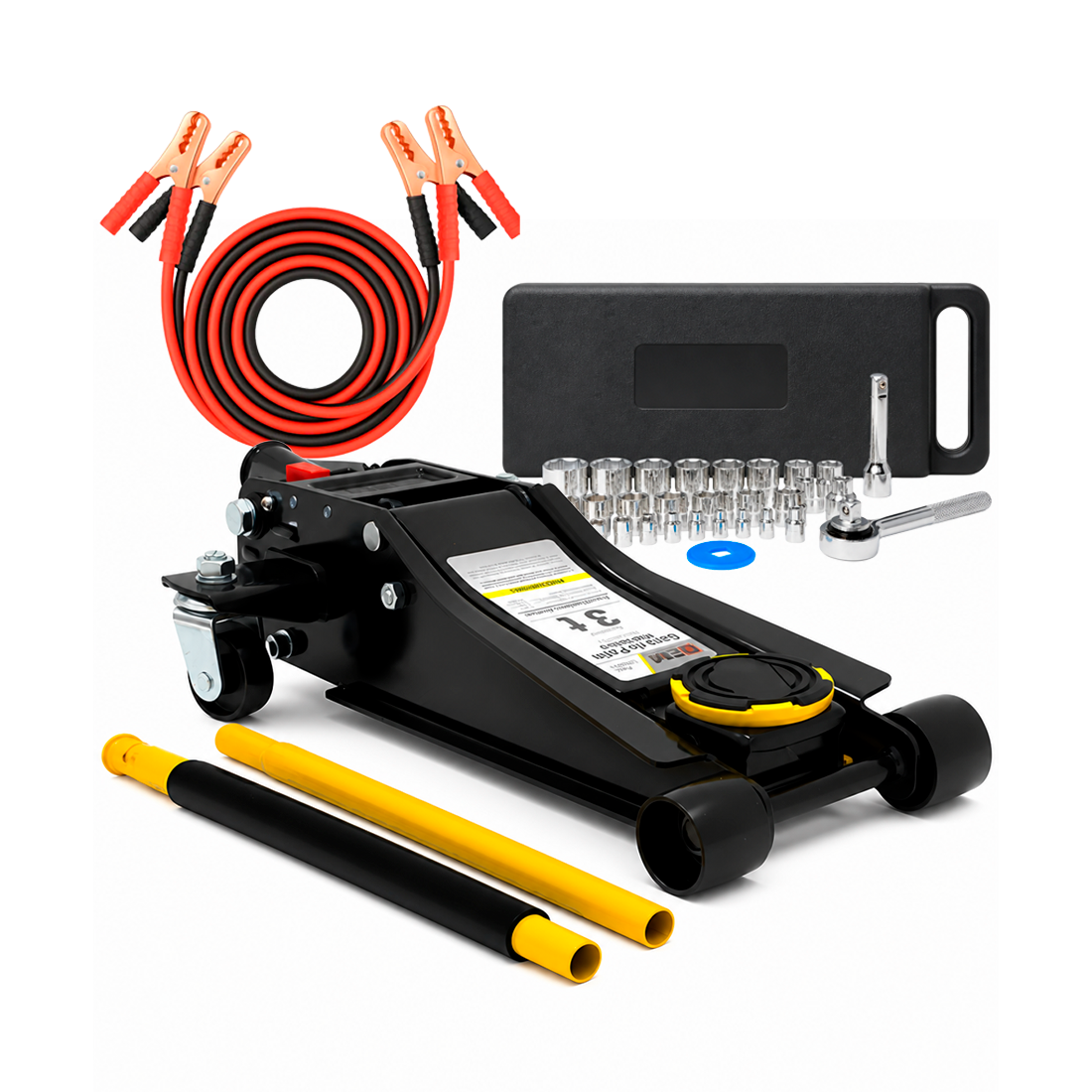 Combo Gato de Patín OEM GPOEM-3 + Autocle 40 Pzs + Cables