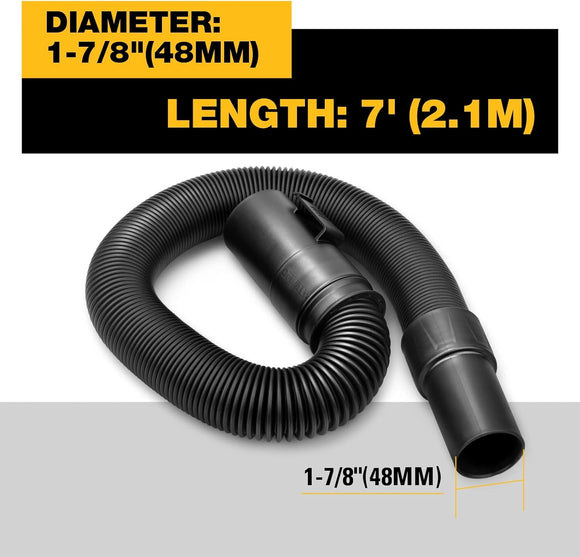 Manguera Super Flexible Aspiradora Dewalt 48mm X 2.1m |  1-7/8” — DXVA19-2600