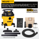 Aspiradora Seco/Mojado Dewalt Silenciosa Stealthsonic 5 Gal 4 HP DXV05P-QT-6