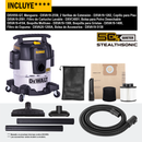 Aspiradora Seco/Mojado Dewalt Acero Inoxidable Silenciosa Stealthsonic 5 Gal 4 HP DXV05S-QT-5