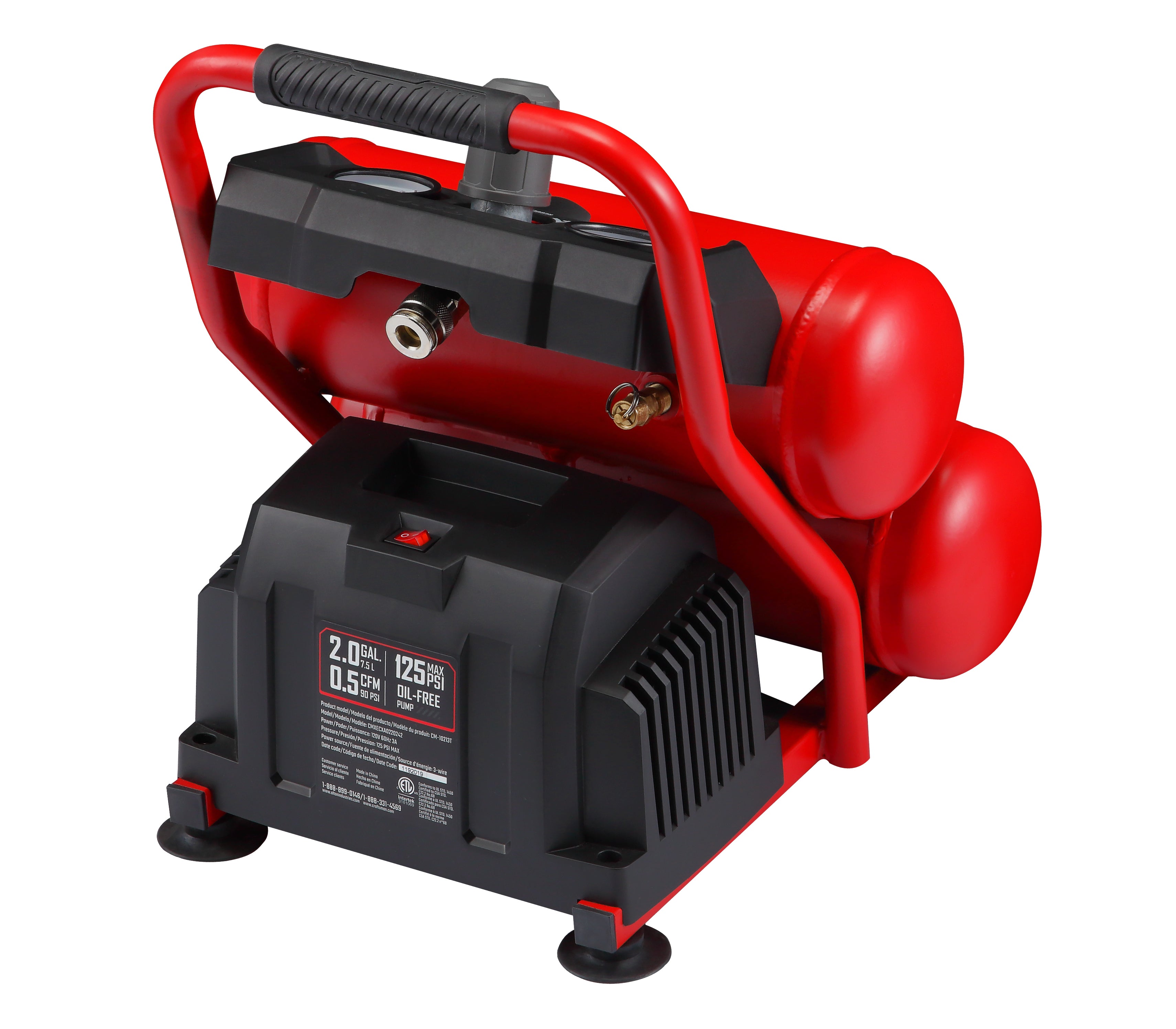 Mini Compresor Doble Craftsman Sin Aceite 2GAL 1/3HP — CMXECXA0220242