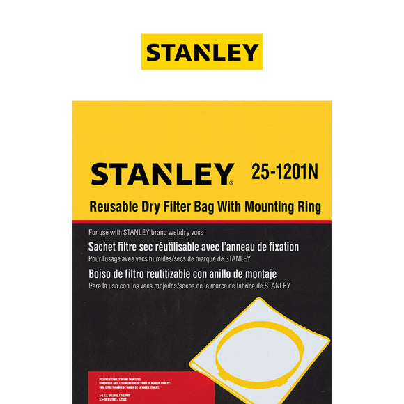Filtro de Tela 1-7/8” Reutilizable Aspiradora Stanley Seco/Mojado de 1.5 GAL — 25-1201
