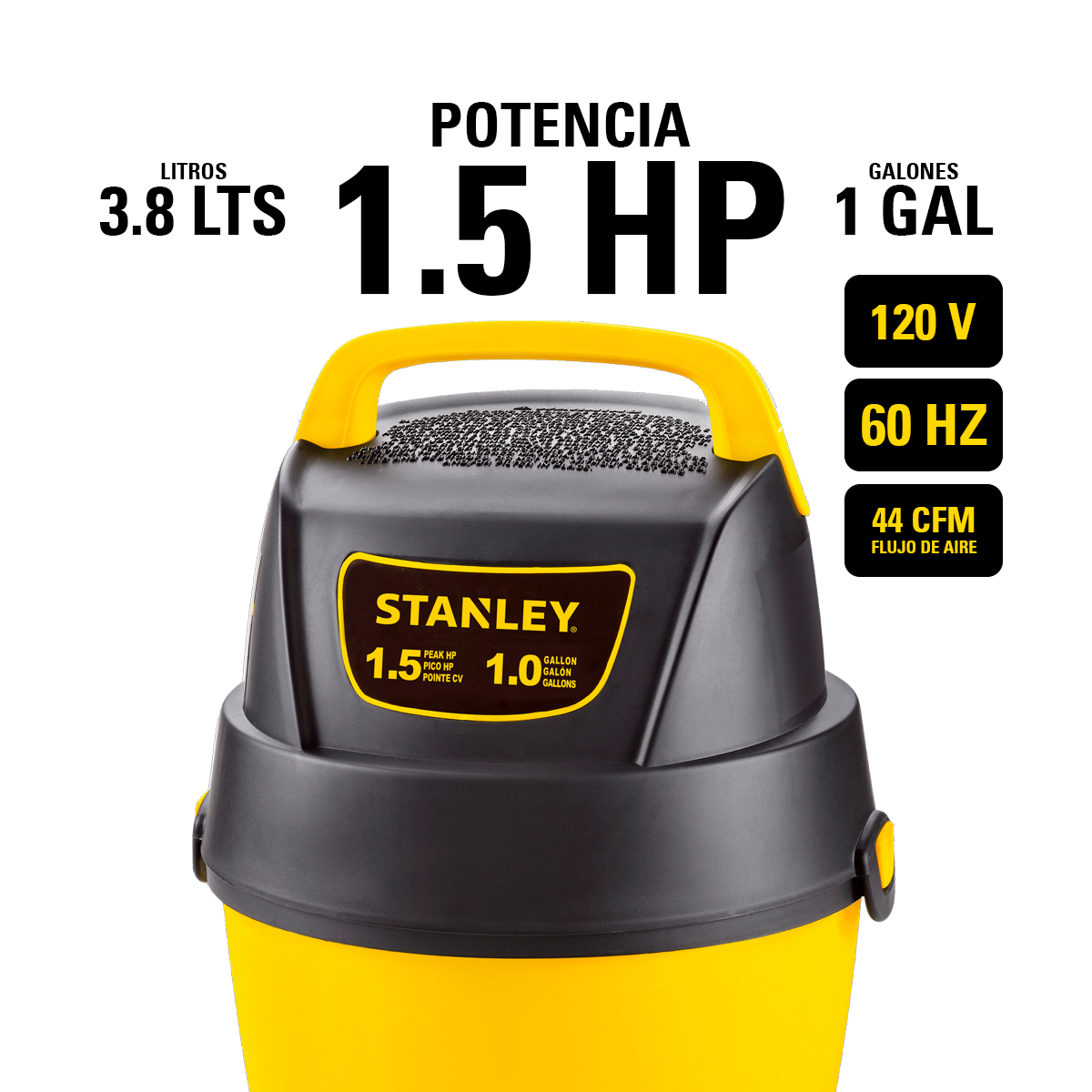 Aspiradora Mini Profesional Seco/Mojado Stanley 1Ga SL18125P
