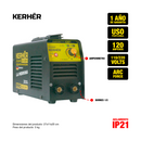 Soldadora Inversor Kerhër KTI120PRO MMA110/220 V 120 A-3