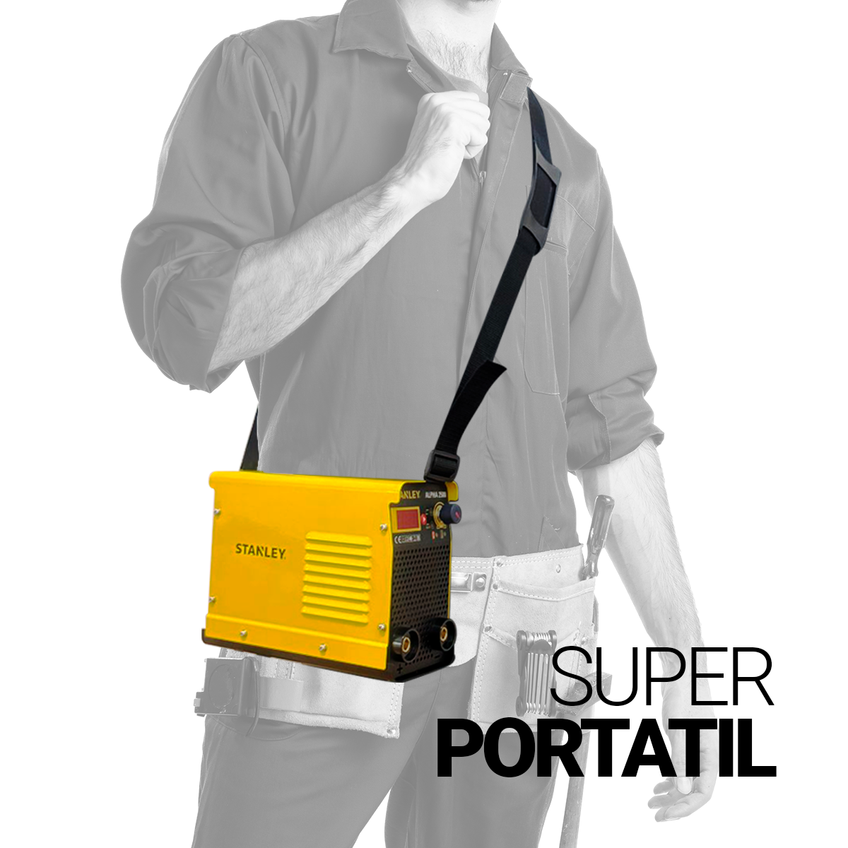 Soldadora Profesional Stanley MMA/TIG 120A 127V — Alpha 2500
