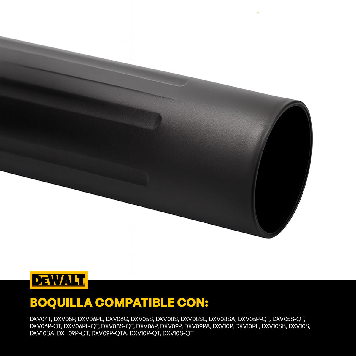 Varita Extensión para Aspiradora Dewalt 48mm|1-7/8” — DXVA19-1200A