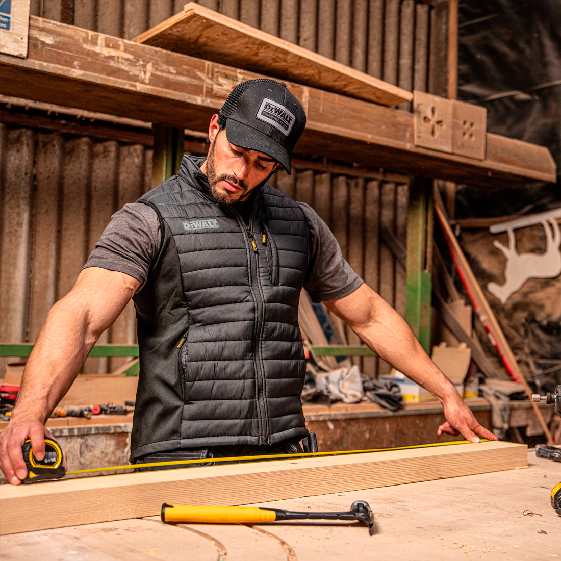Chaleco Slim Fit para Hombre Dewalt Force 100% Original