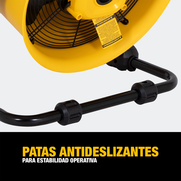 Ventilador DeWalt 3 en 1: Piso, Techo o Pared de 16″ — DXF1616