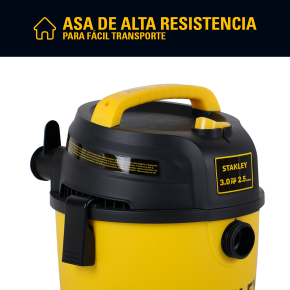 Aspiradora Profesional Seco/Mojado Stanley 2.5G 3HP SL18134P