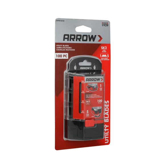 Pack de Navajas Cuchillas de Repuesto Arrow Fastener 100 Pzs