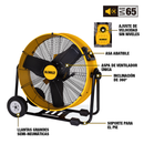Ventilador Dewalt Silencioso de Tambor de 24” — DXF2491-2