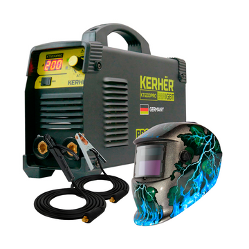 Combo Soldadora Kerhër KTI200PRO + Careta OEM Rayo