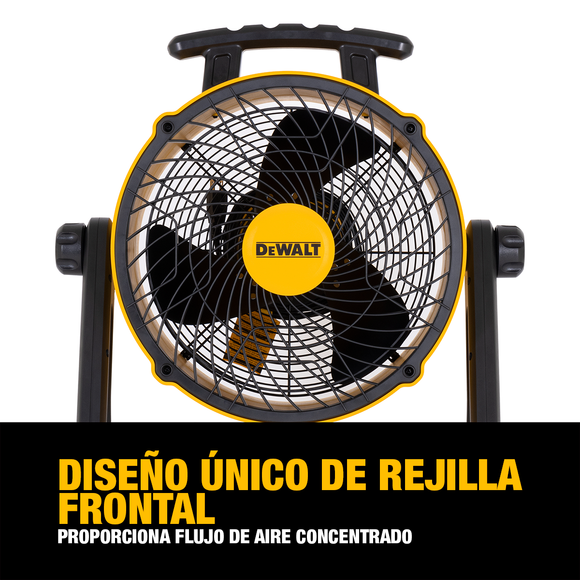 Ventilador DeWalt 3 en 1: Piso, Techo o Pared de 16″ — DXF1616