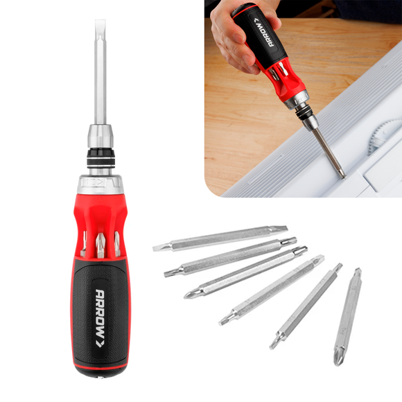 Desatornillador Profesional 12 en 1 Arrow Fastener AHT04007