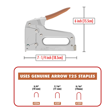 Engrapadora de Pistola Industrial Arrow Fastener T25 - 0