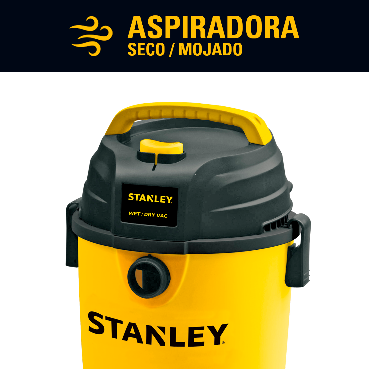 Aspiradora Profesional Seco/Mojado Stanley 2.5G 3HP SL18134P
